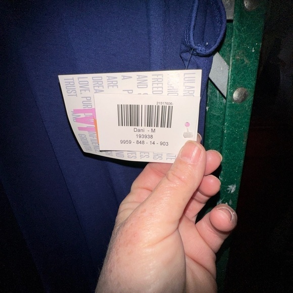 Lularoe Medium royal blue Dani maxi dress. Column style, NWT. Great Summer dress - Picture 7 of 8